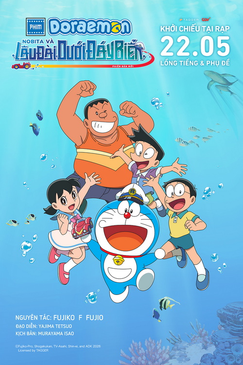 Doraemon The Movie: New Nobita And The Castle Of The Undersea Devil